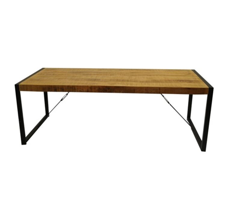 Eetkamertafel Britt mangohout – 160 cm, 90 cm