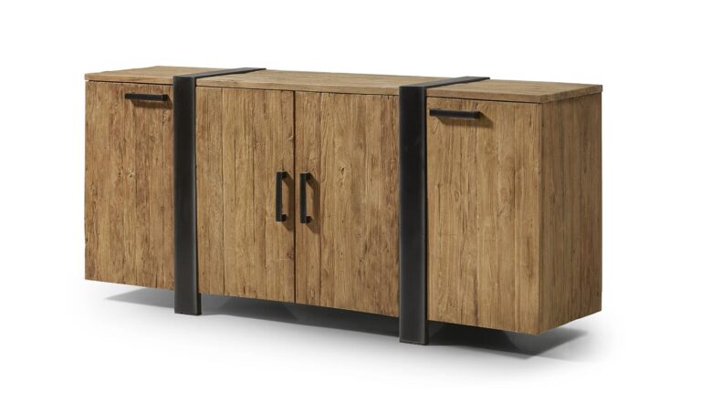 Dressoir Seti Teak 4 deuren 190 x 45 x 85 cm