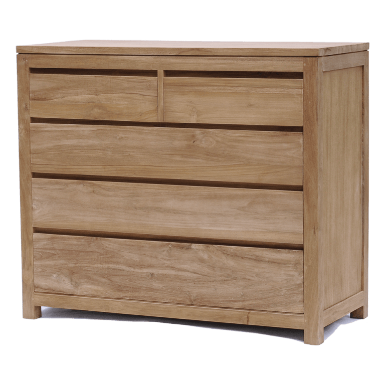 Ladenkast Corona teakhout Tower living