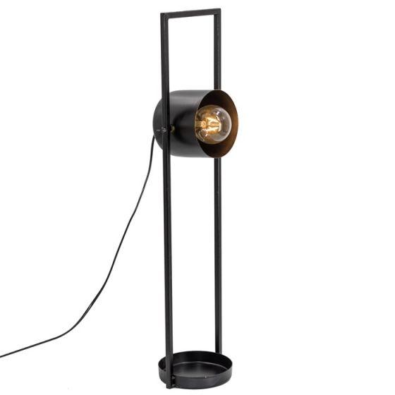 Bureau lamp metaal zwart 79 cm (h)