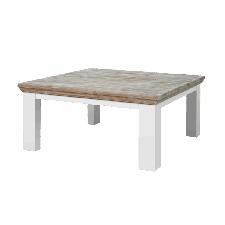 Salontafel Fleur vierkante poten Grenenhout