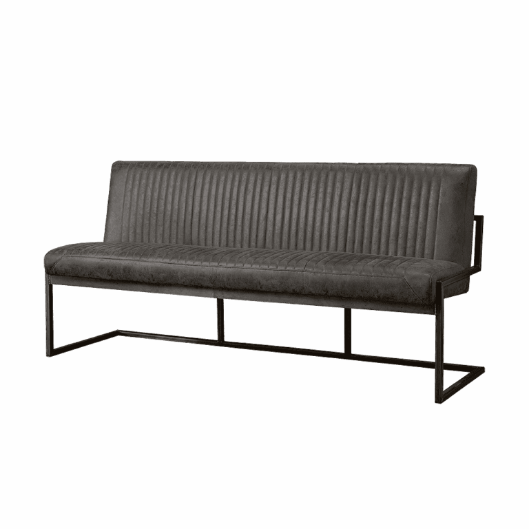 Eetkamerbank Ferro – Antraciet, 205 cm