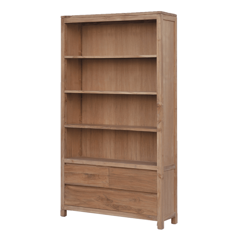 Boekenkast Corona teakhout