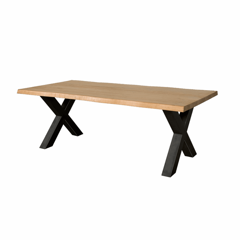 Eettafel Xara naturel – 100 cm, 260 cm