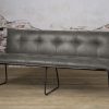 NC 0205 - Seda bench 185 - fabric cherokee 1 grey (a)