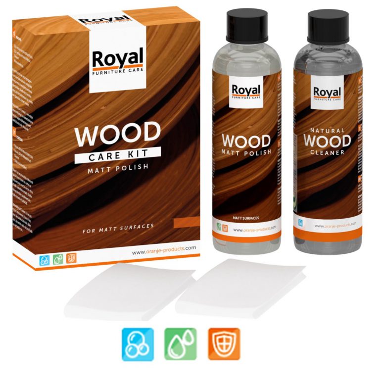 Oranje Wood Care Kit Matt Polish 250 ml