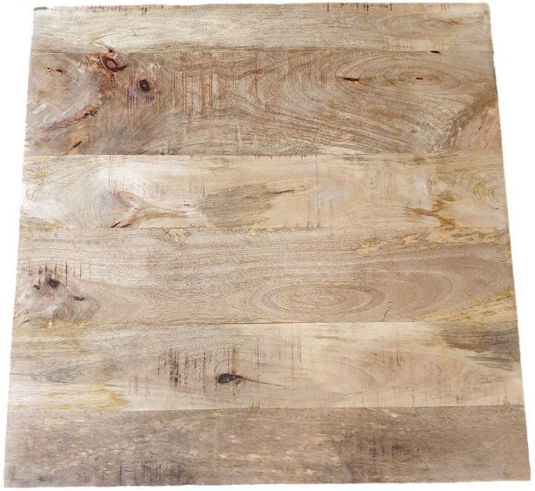Tafelblad Horeca Mangohout – 80 cm, 80 cm