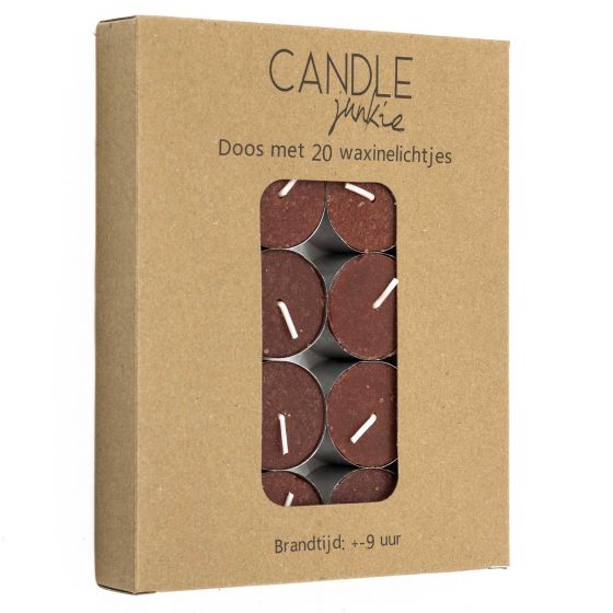 Candle Junkie waxines rood
