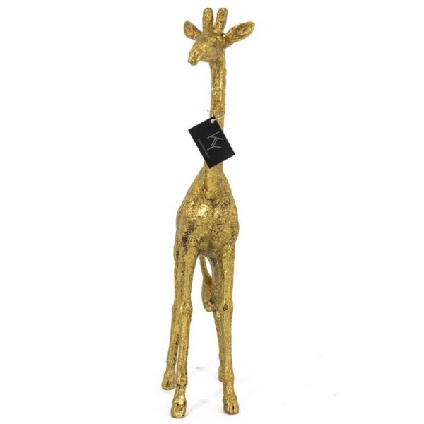 Beeld Giraffe goud 43 cm