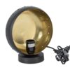 Bureaulamp zwart met goud
