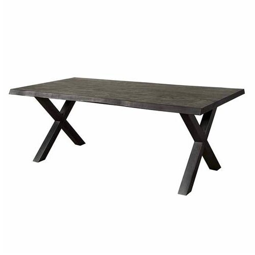Eettafel Xara zwart – 100 cm, 260 cm