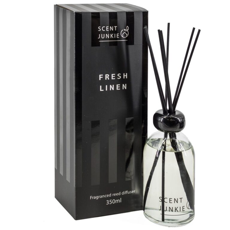 Geurdiffuser fresh linen met stokjes 350ml