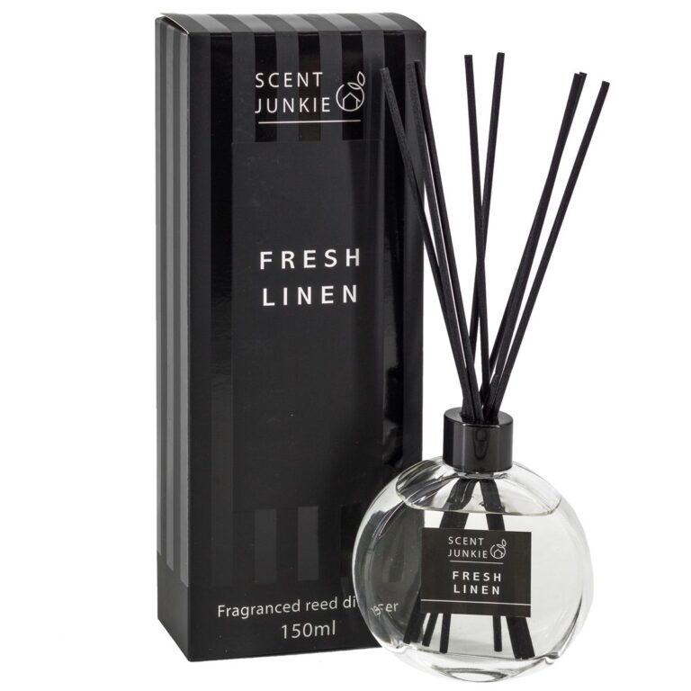 Geurdiffuser fresh linen met stokjes 150ml