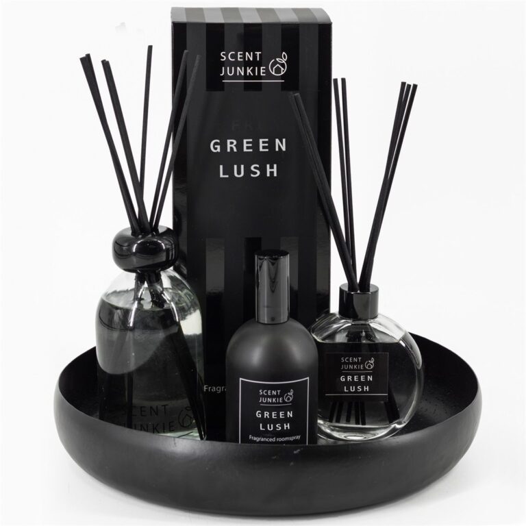 Geurdiffuser green lush met stokjes 150ml