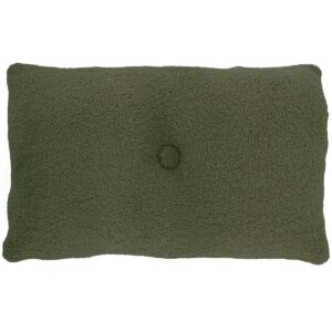 Kussen teddy groen (40x60x10cm)