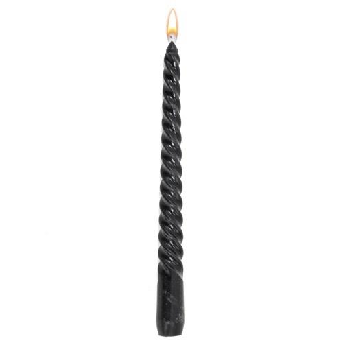 Candle Junkie doosje spiraalkaarsen zwart 20(h) cm