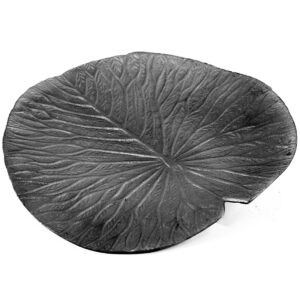 Schaal blad zwart 25 cm