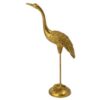 Decoratie Kraanvogel goud(43x13x6cm)