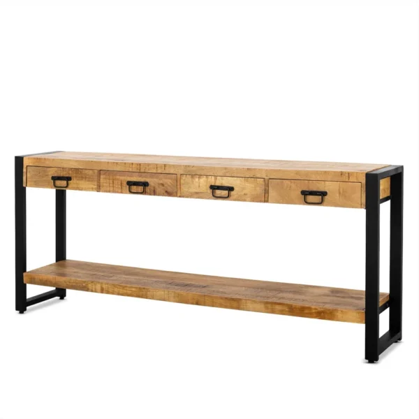 Sidetable Britt 4 laden mango industrieel