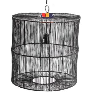 Hanglamp metaal zwart(30x30x30cm) ( Gert Willigenburg)
