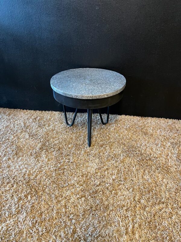 Salontafel Andalusie Silver UrbanSofa diameter 50 cm