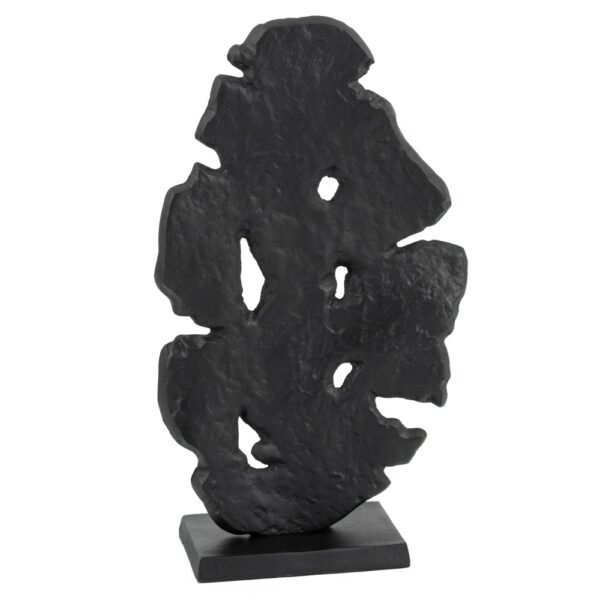 Ornament rough zwart(26x10x46cm)