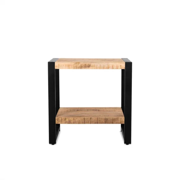 Bijzettafel mangohout 60 cm