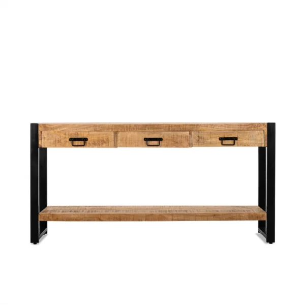 Sidetable Britt industrieel 3 laden mango
