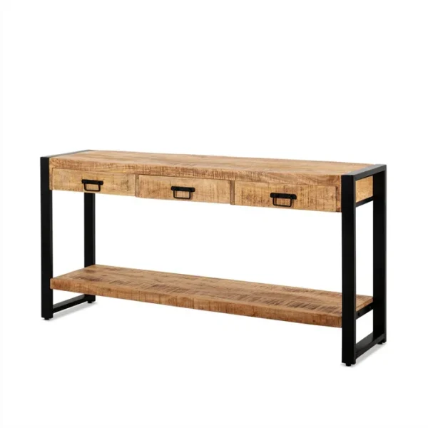 Sidetable Britt industrieel 3 laden mango