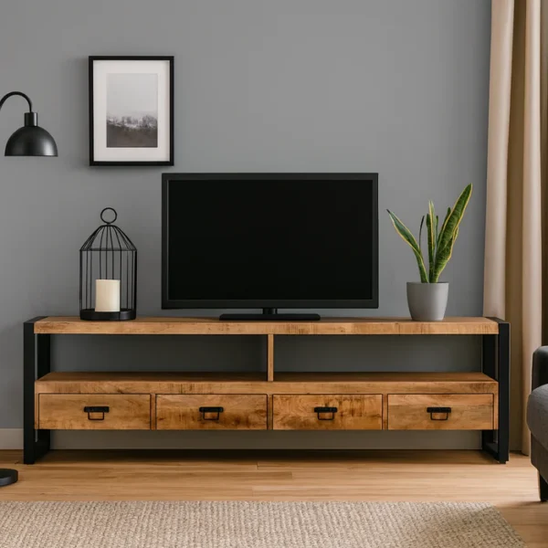 TV meubel Britt mangohout 4 lades