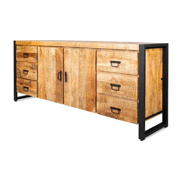 Dressoir Britt met 2 deuren en 6 laden