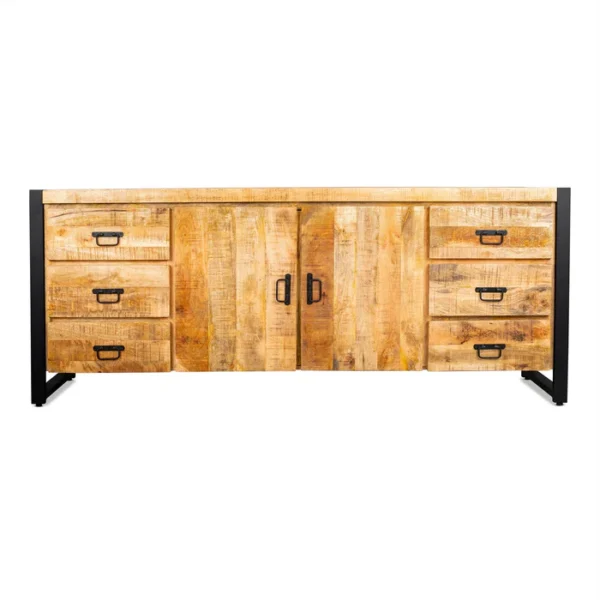 Dressoir Britt met 2 deuren en 6 laden