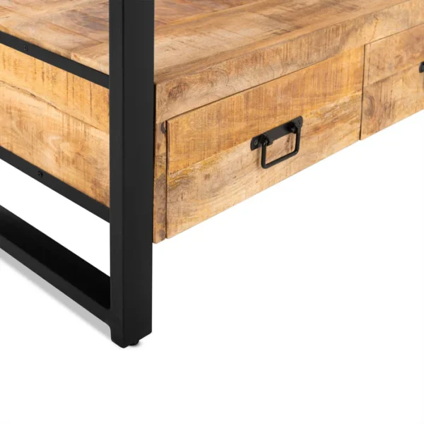 TV meubel mangohout 3 lades