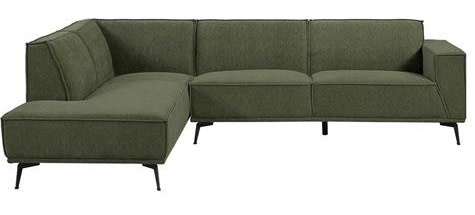 Bank Leeds 2,5 zits met ottomane Links City 120 Beige – Tower Living Bank Leeds – 2,5 zits + ottomane Links – City 355 Flessengroen