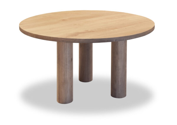 Eetkamertafelblad eikenhout rond Ø120-150cm