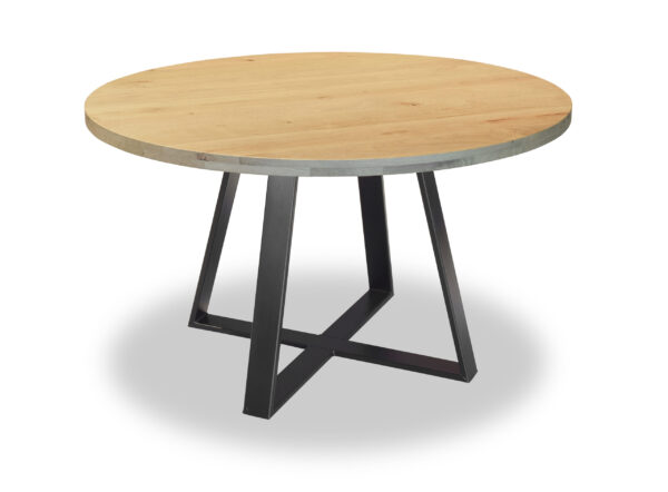 Eetkamertafelblad eikenhout rond Ø120-150cm