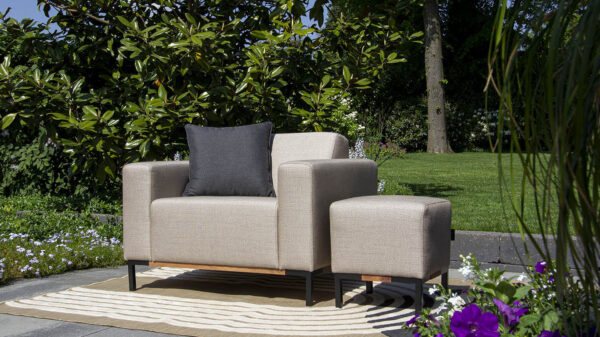 Urbansofa outdoor stoffen tuinbanken marbella fauteuil sunbrella savana coconut marbella hocker sunbrella savana coconut website