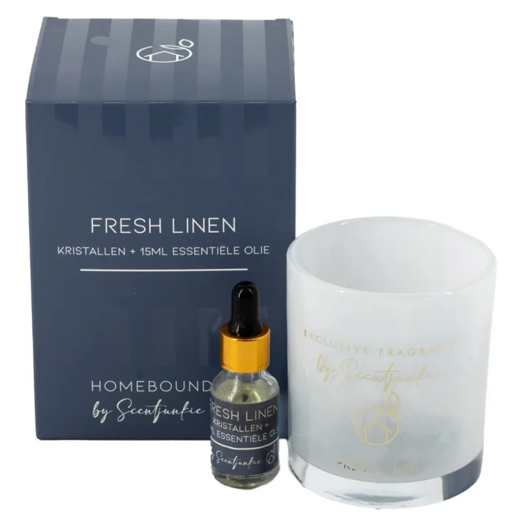 Geur kristal essentiële olie ‘Fresh Linen’ 15ml