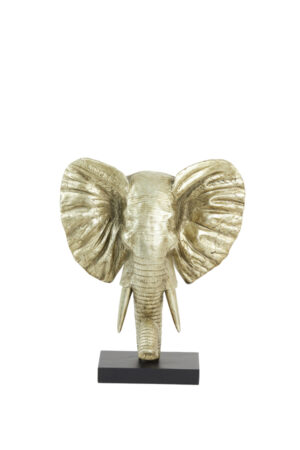 Ornament Elephant Goud 30x15x35.5cm