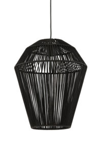 Hanglamp Deya Zwart Ø38cm