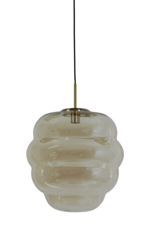 Hanglamp Misty Smoke Glas 45x45x48cm