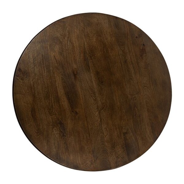 Bijzettafel Jumbo Ø50, H50, Mango Brown Walnut