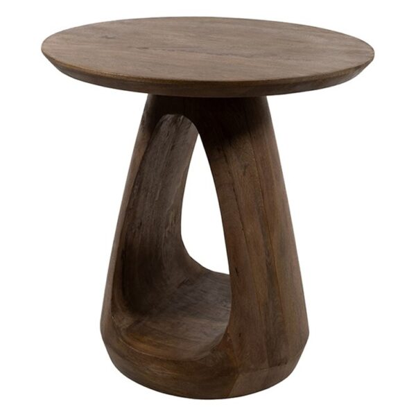 Bijzettafel Bremen Ø50 Mango Matt Walnut