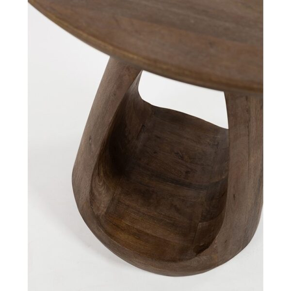 Bijzettafel Bremen  Ø50 Mango Matt Walnut