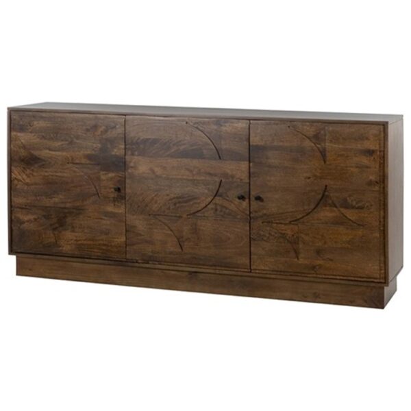 Dressoir Kaapstad 180 met 3 deuren Mango Brown Walnut