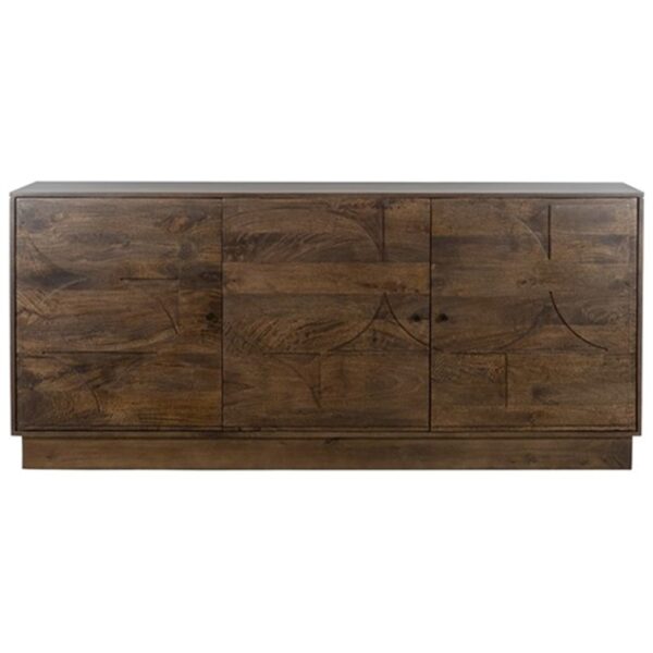 Dressoir Kaapstad 180 met 3 deuren Mango Brown Walnut