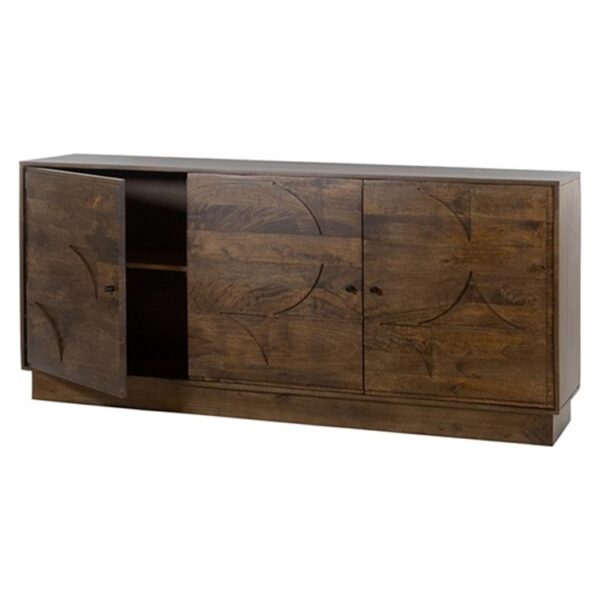 Dressoir Kaapstad 180 met 3 deuren Mango Brown Walnut