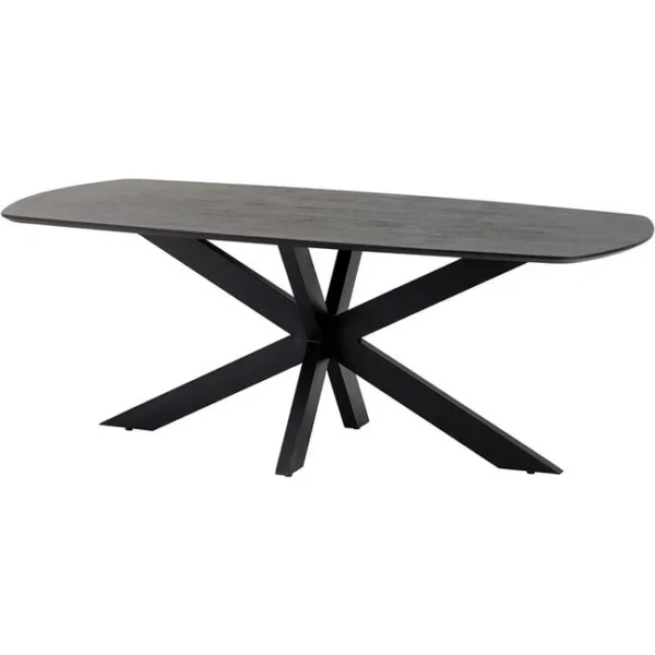 Mysons eettafel akagi acacia deens ovaal zwart 160