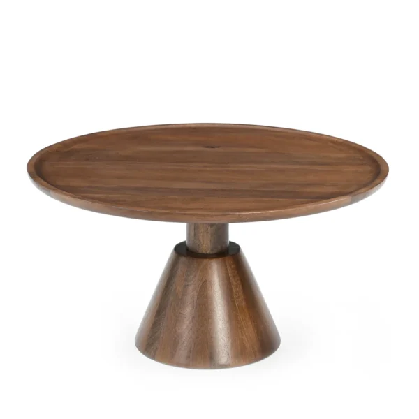 Salontafel jade kegelvoet bruin 1