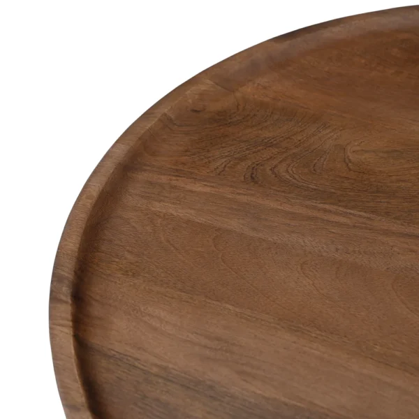 Salontafel jade kegelvoet bruin 3